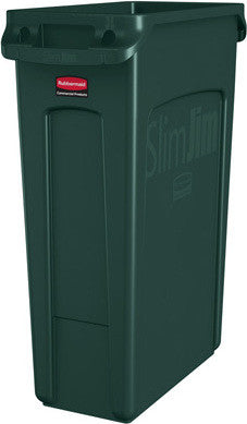Poubelle matières organiques canaux de ventilation Slim Jim 23 gal